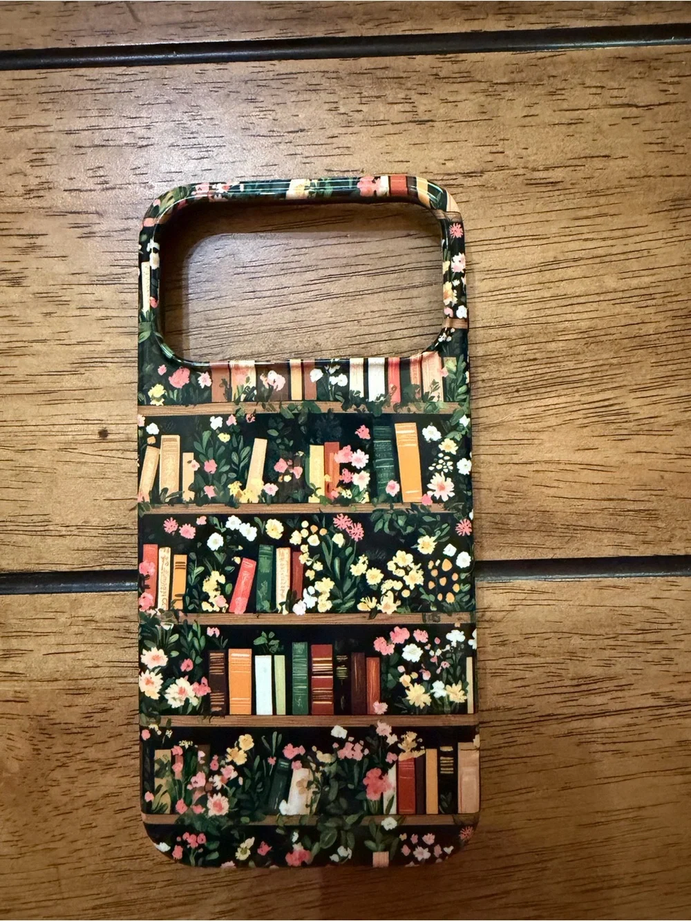 iPhone 17 pro max mag safe Floral Bookshelf Pattern Case